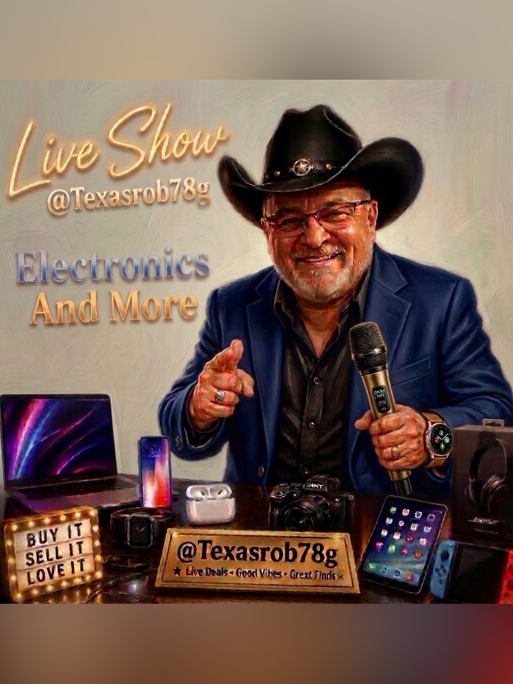 TEXASROB78G IS LIVE! 😎🤠 - Picture 1 of 10